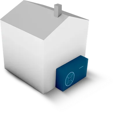 Luft-Wasser aussenaufgestellt